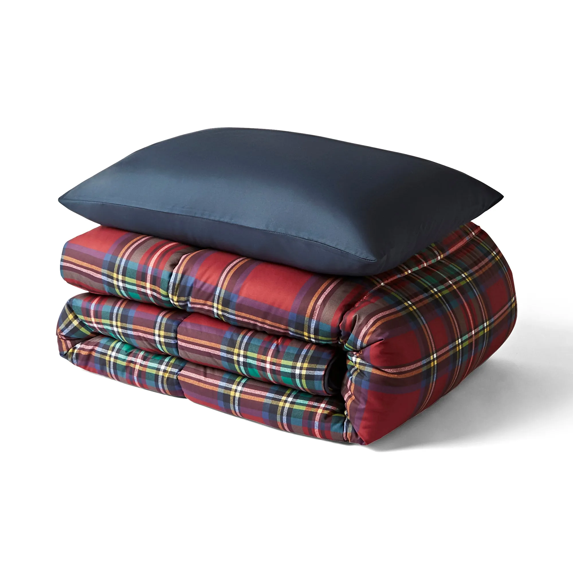 Night Lark® Classic Tartan Coverless Duvet Set