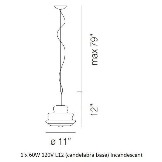 Novecento Pendant Light
