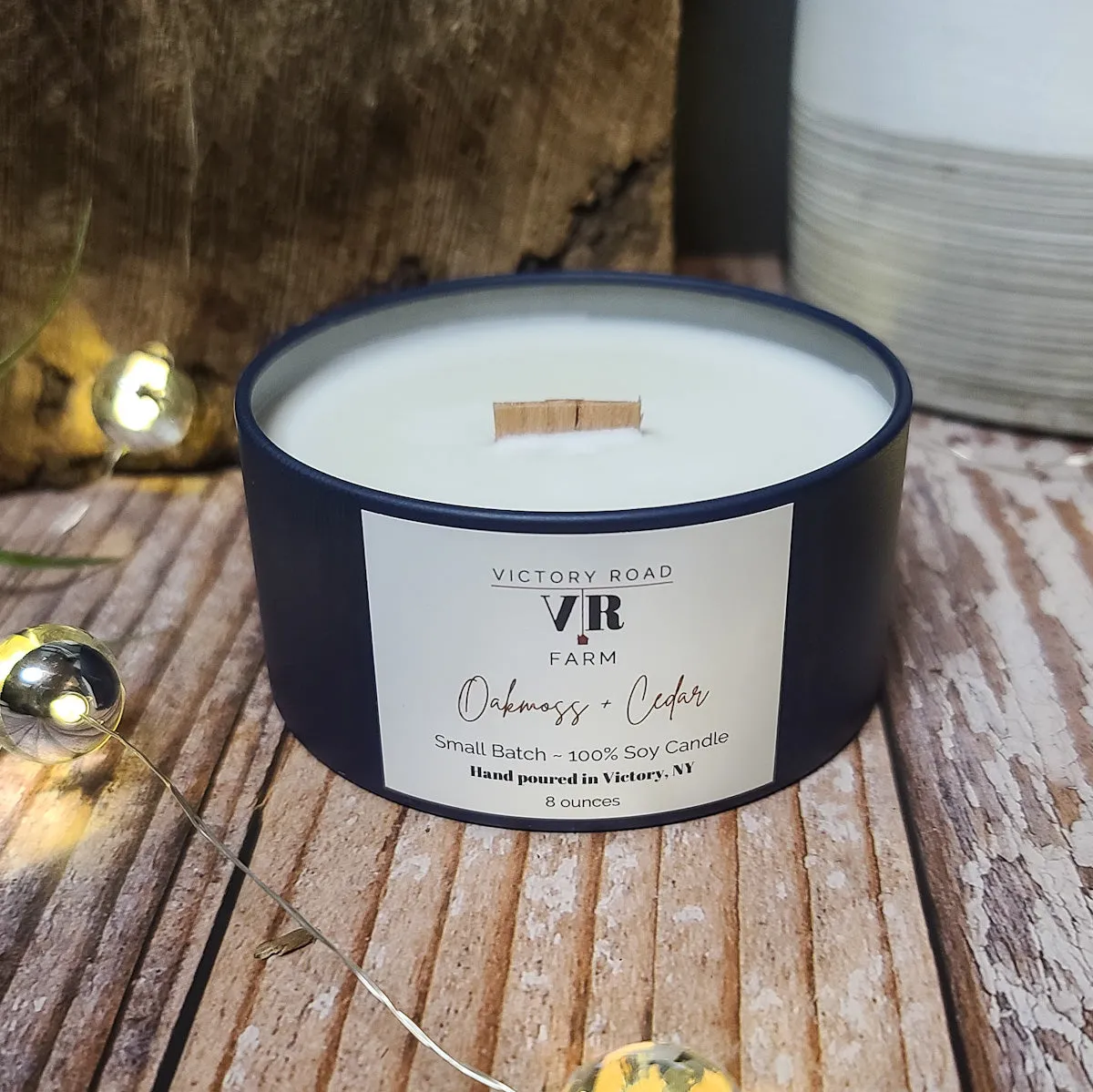 Oakmoss   Cedar Soy Wax Candle