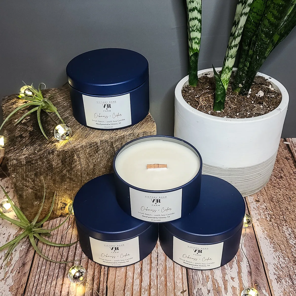 Oakmoss   Cedar Soy Wax Candle