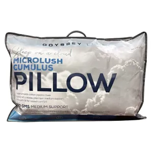 Odyssey Living Microlush Cumulus Medium Pillow