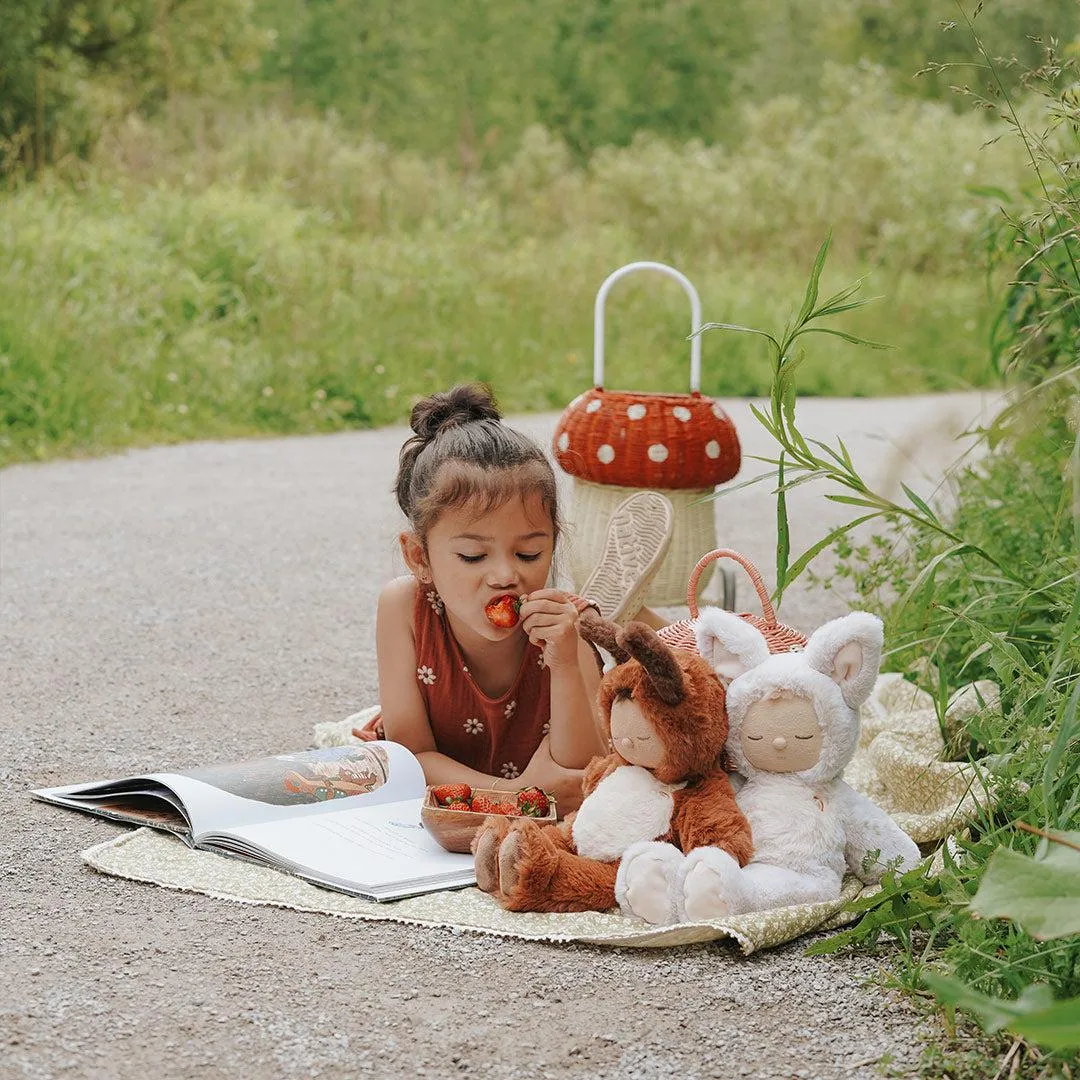 Olli Ella Cozy Dinkums Fox Doll - Fenix - Blush