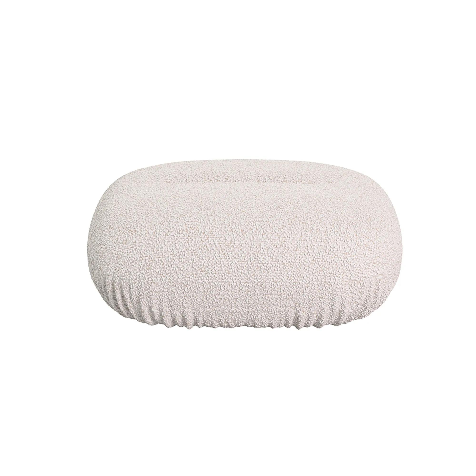 Ondo Ottoman - Maya Cream Boucle