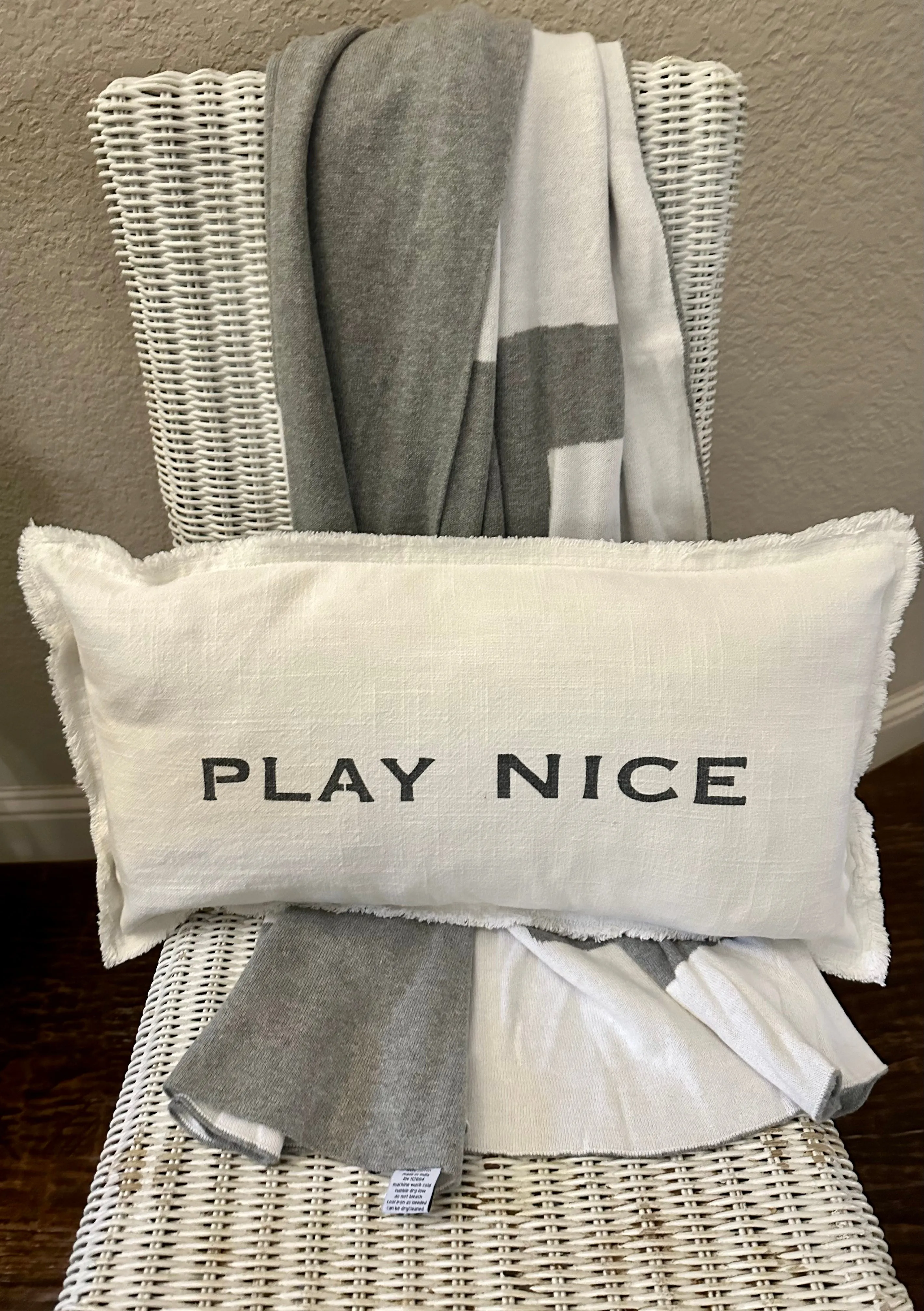 Oversized LOVE Throw Blanket