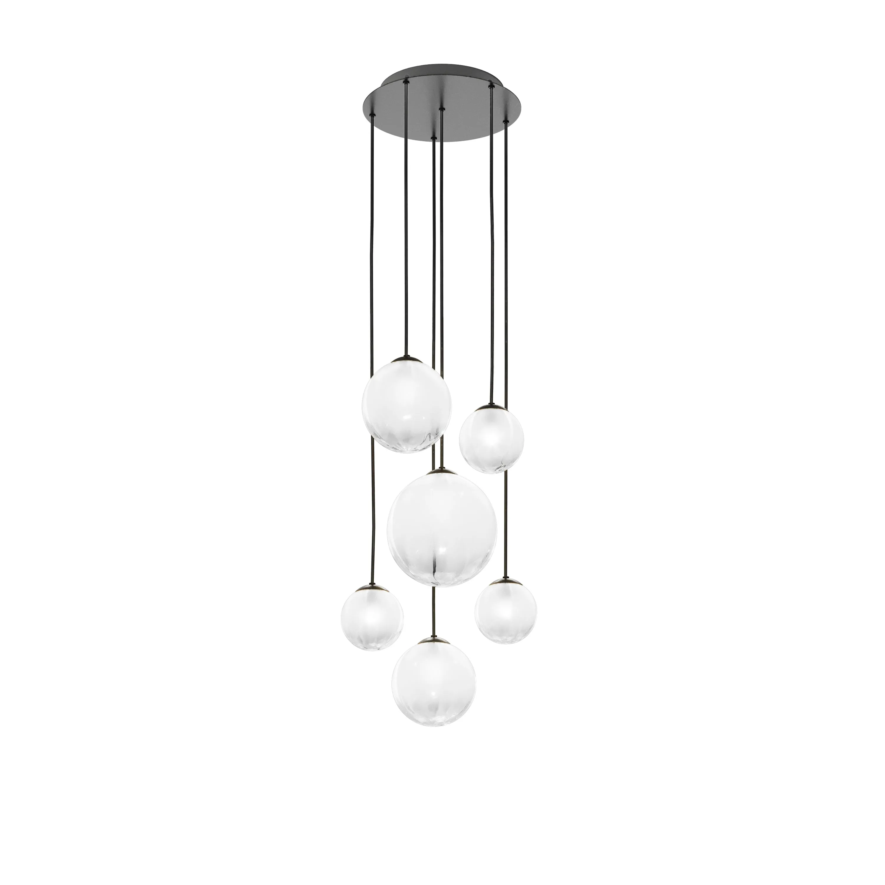 Puppet Round Multi-Light Pendant Light