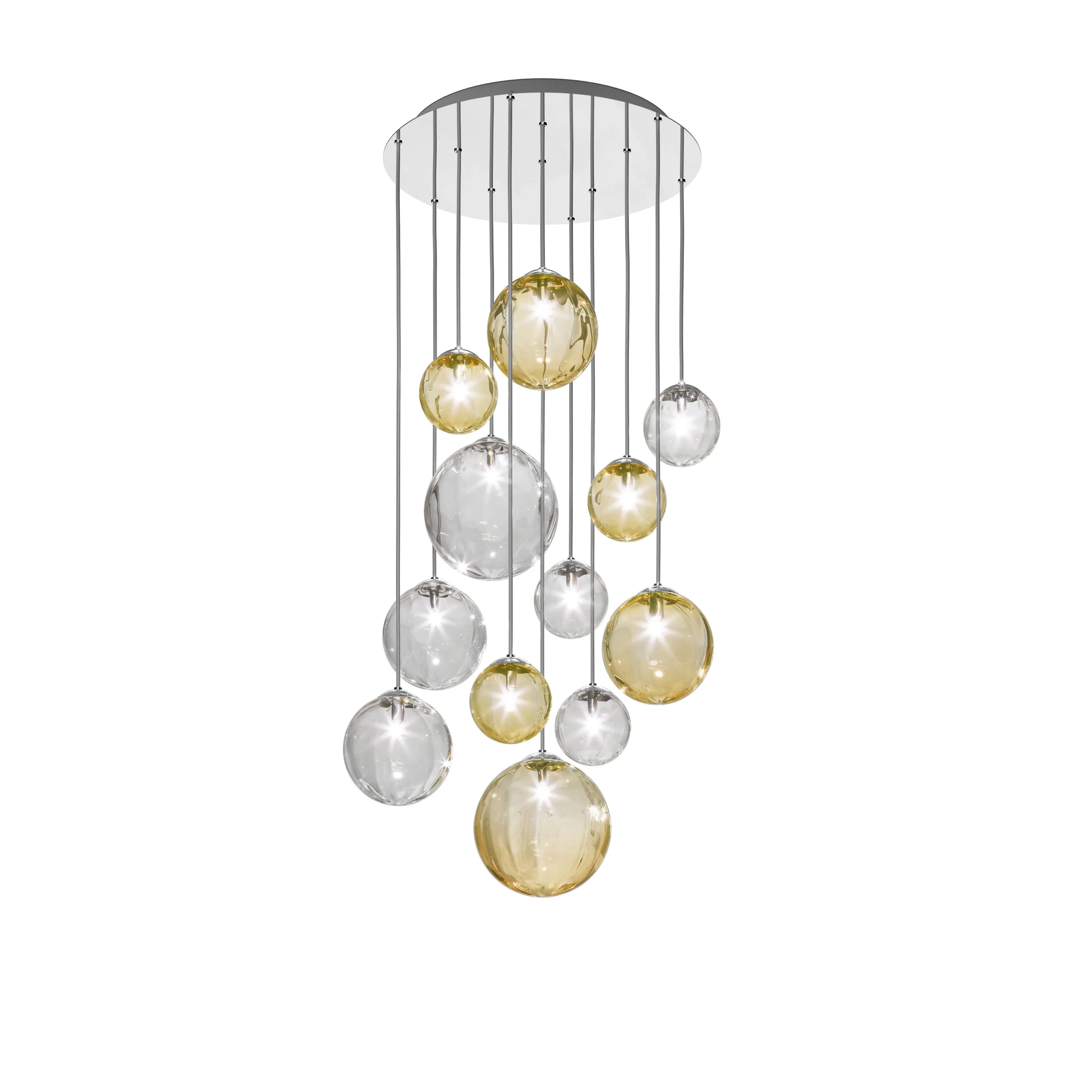 Puppet Round Multi-Light Pendant Light