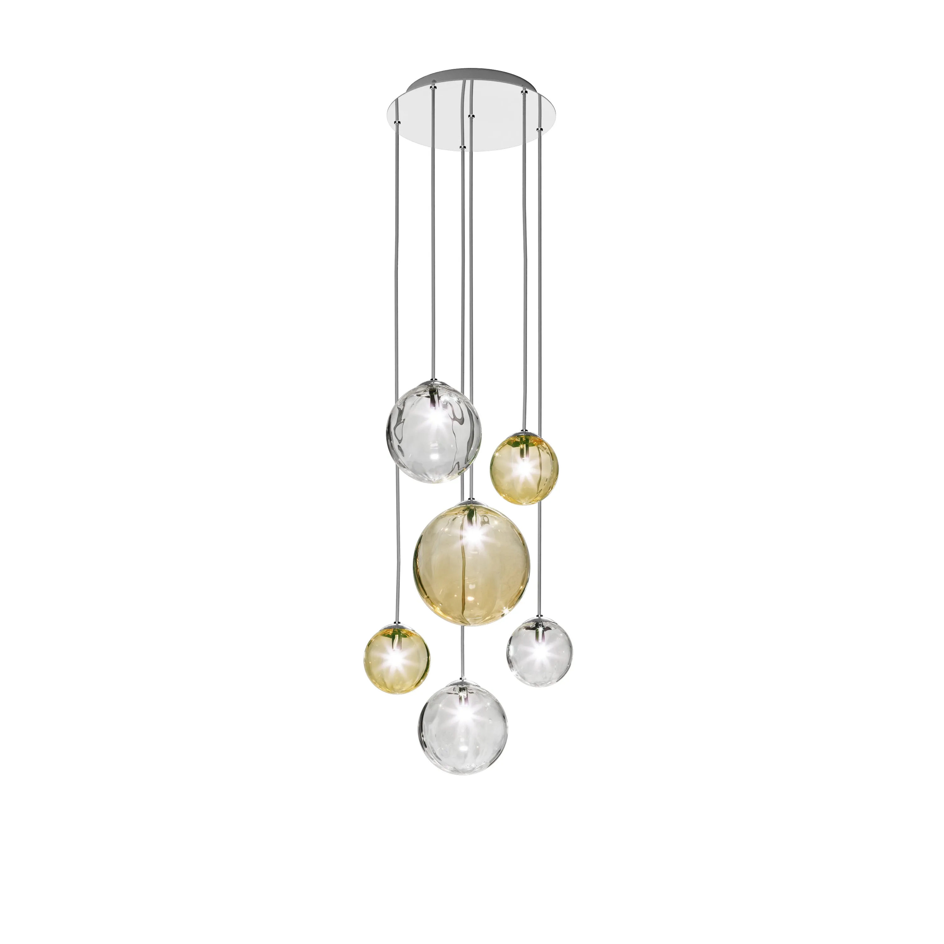 Puppet Round Multi-Light Pendant Light