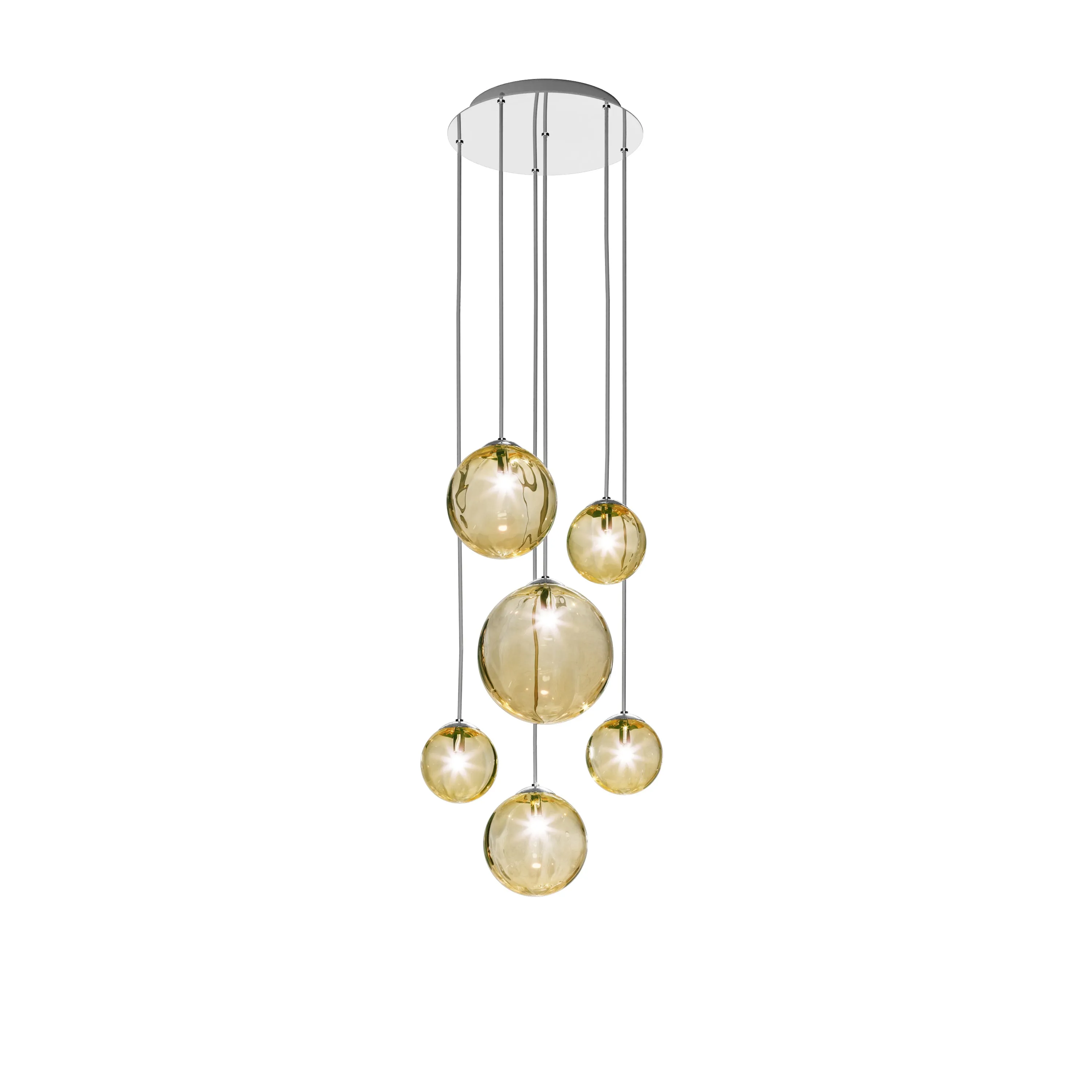 Puppet Round Multi-Light Pendant Light