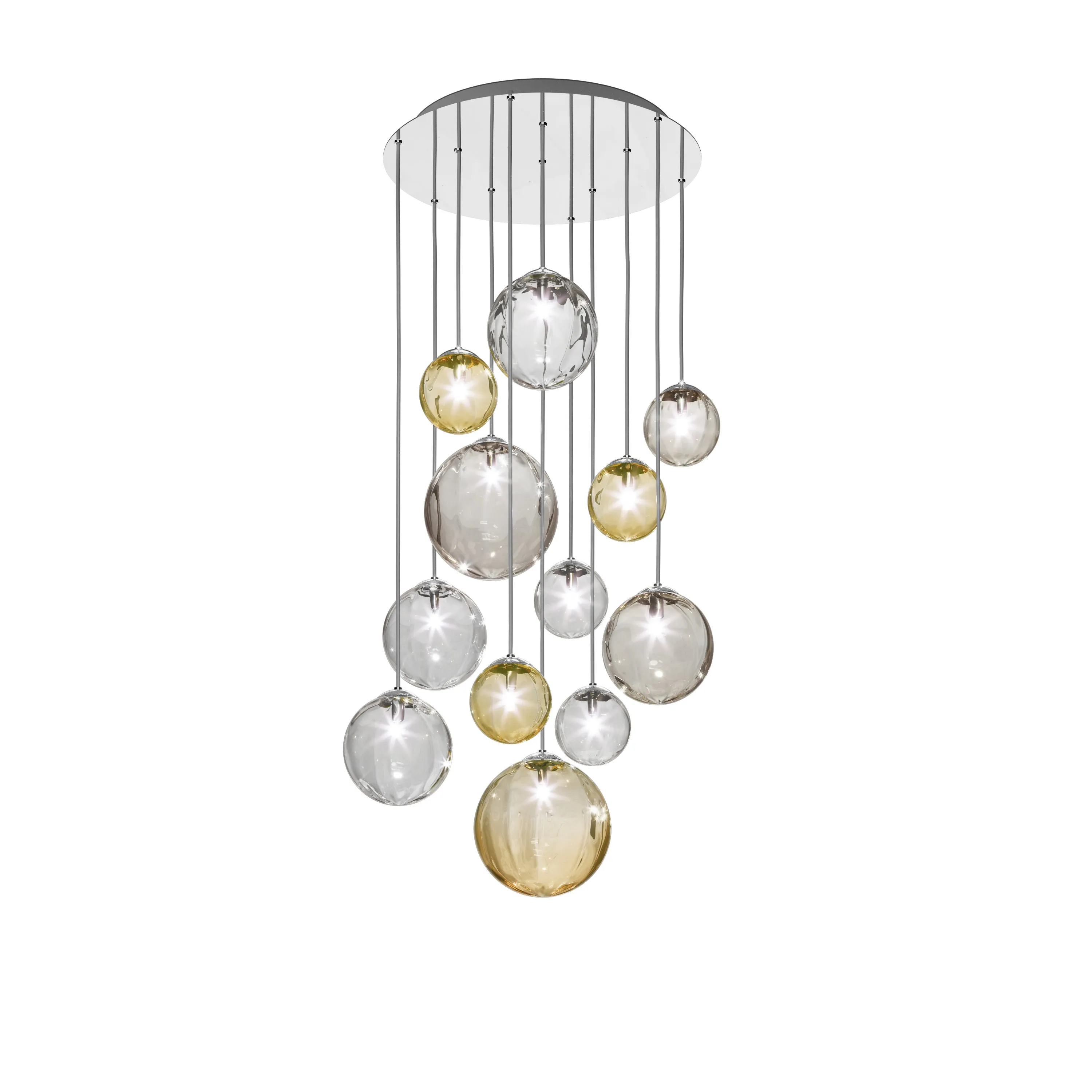 Puppet Round Multi-Light Pendant Light