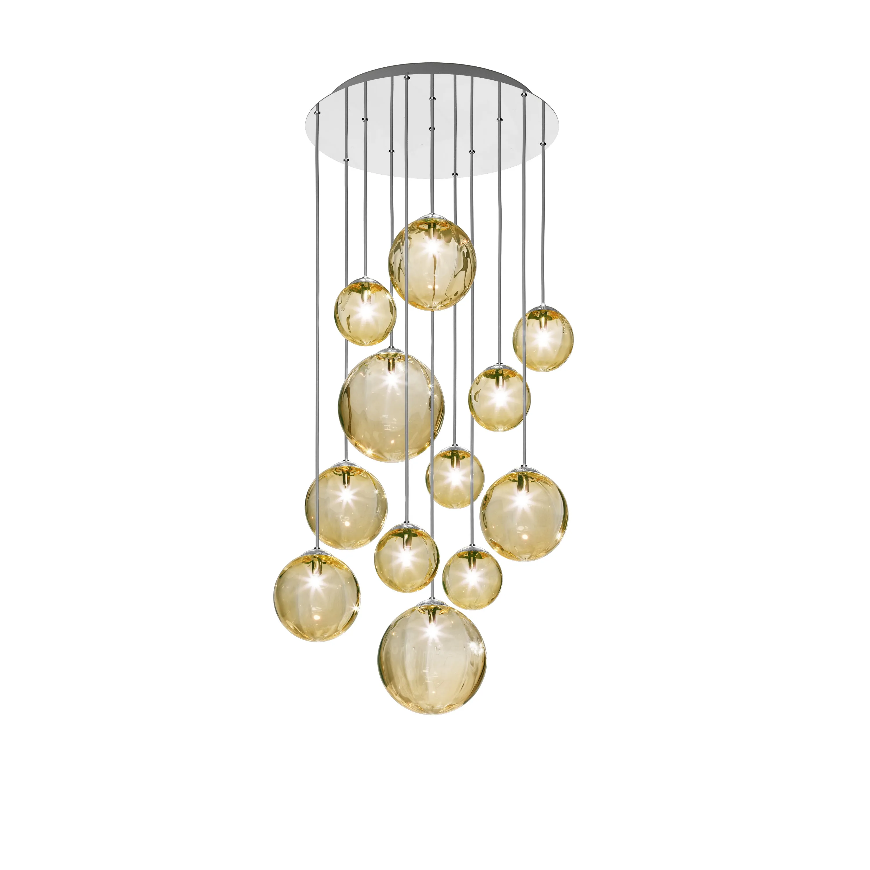 Puppet Round Multi-Light Pendant Light