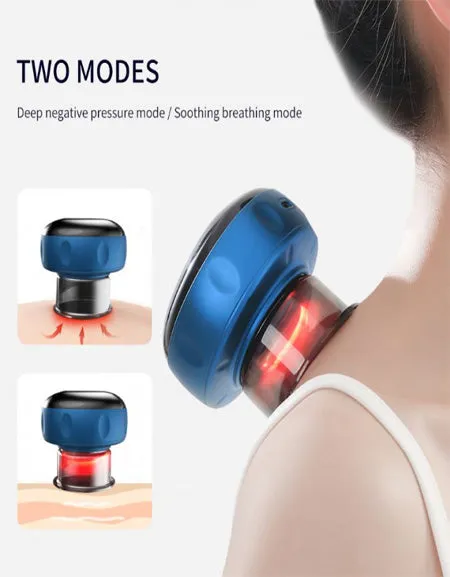RevitalizePro Electric Vacuum Cupping: Therapeutic and Relaxing Self-Care Tool