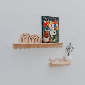 Scalloped Willow Shelves