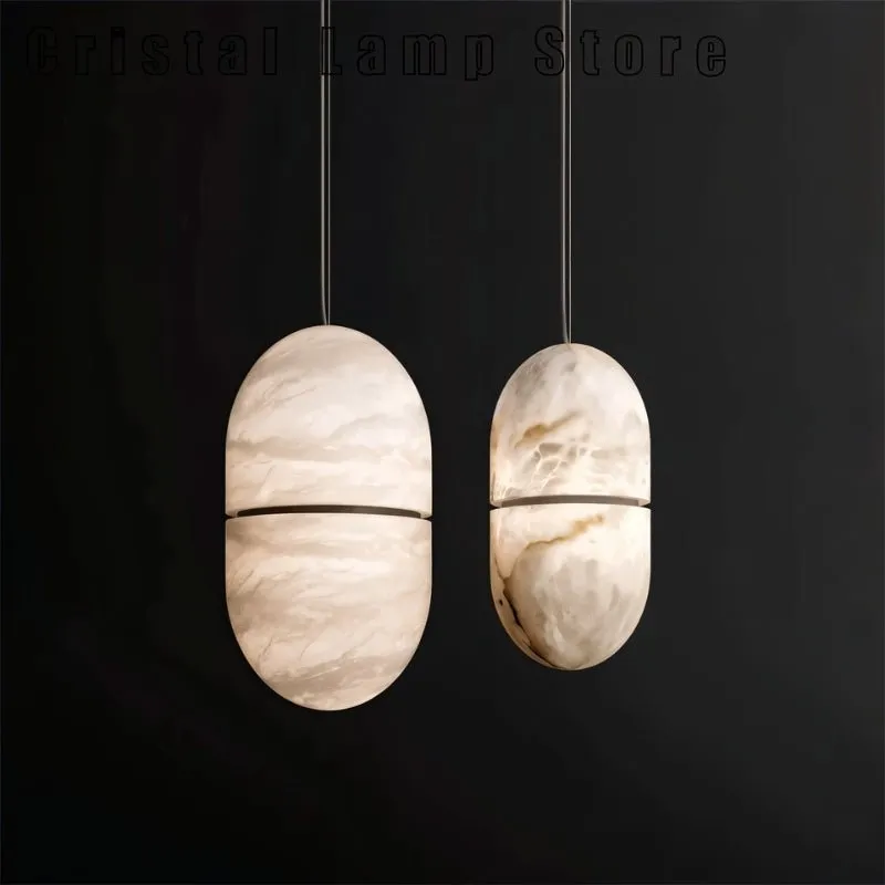 Shena Alabaster Pendant Light