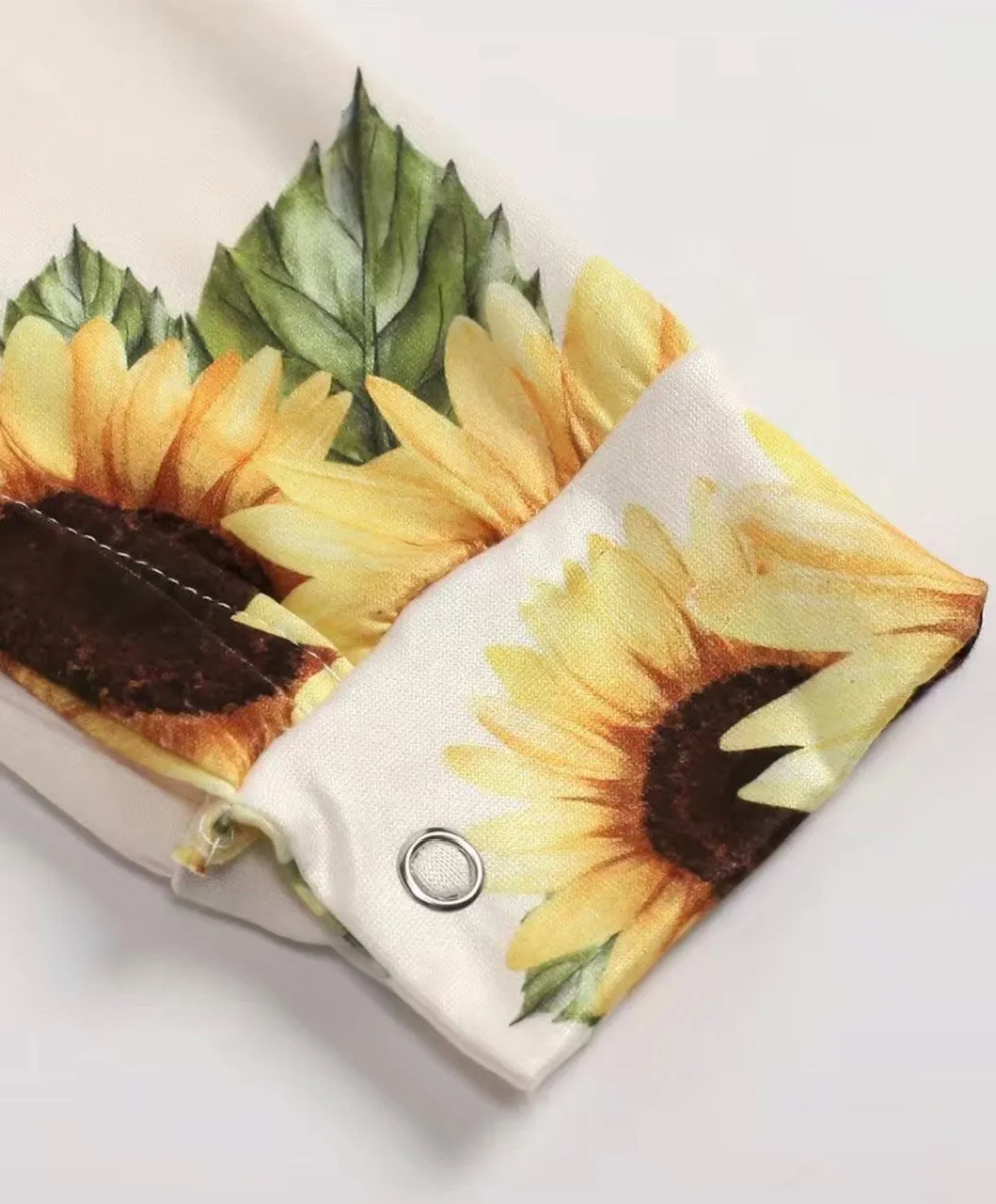 Sleeveless Sunflower Romper and Headband