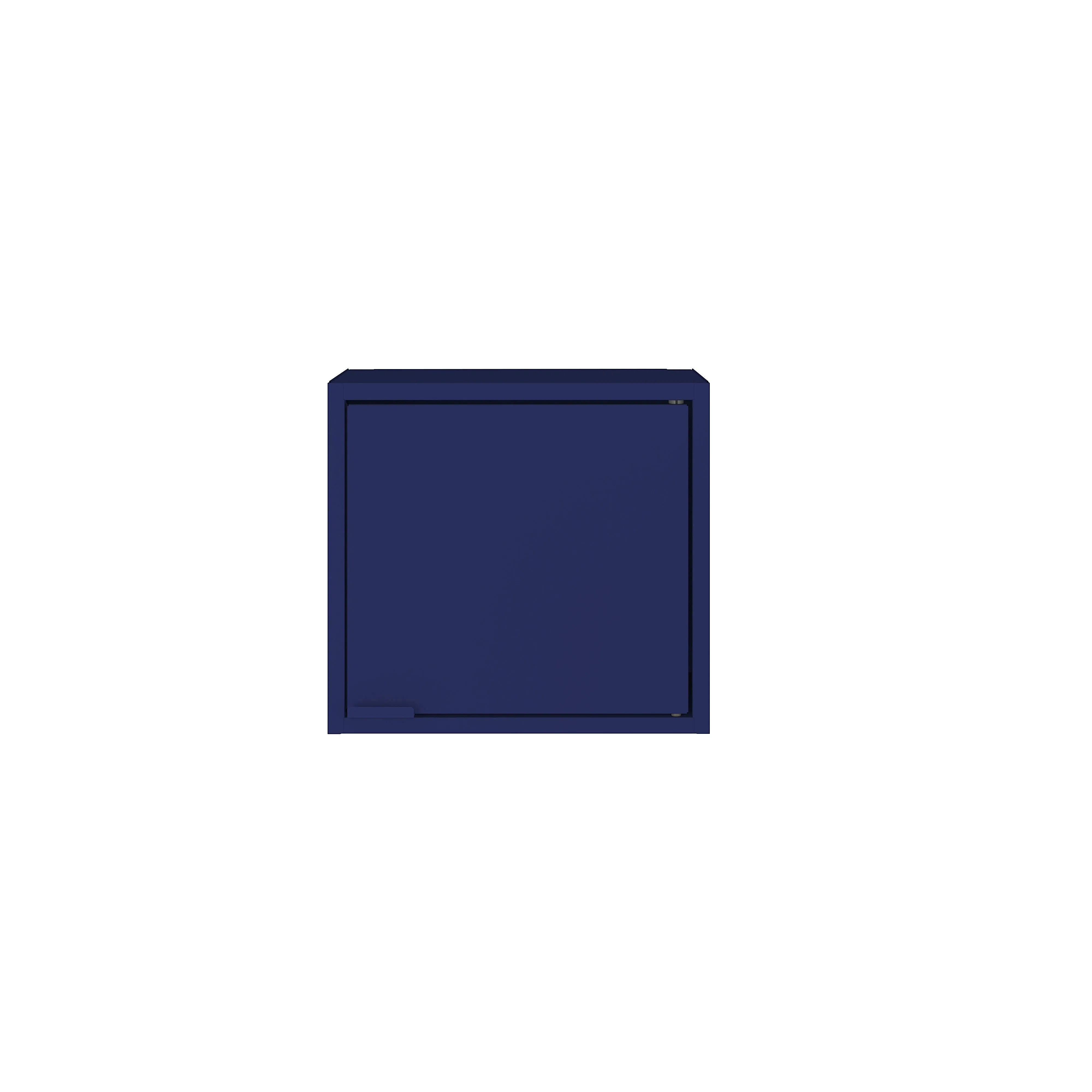 Smart Floating Cube Cabinet in Blue