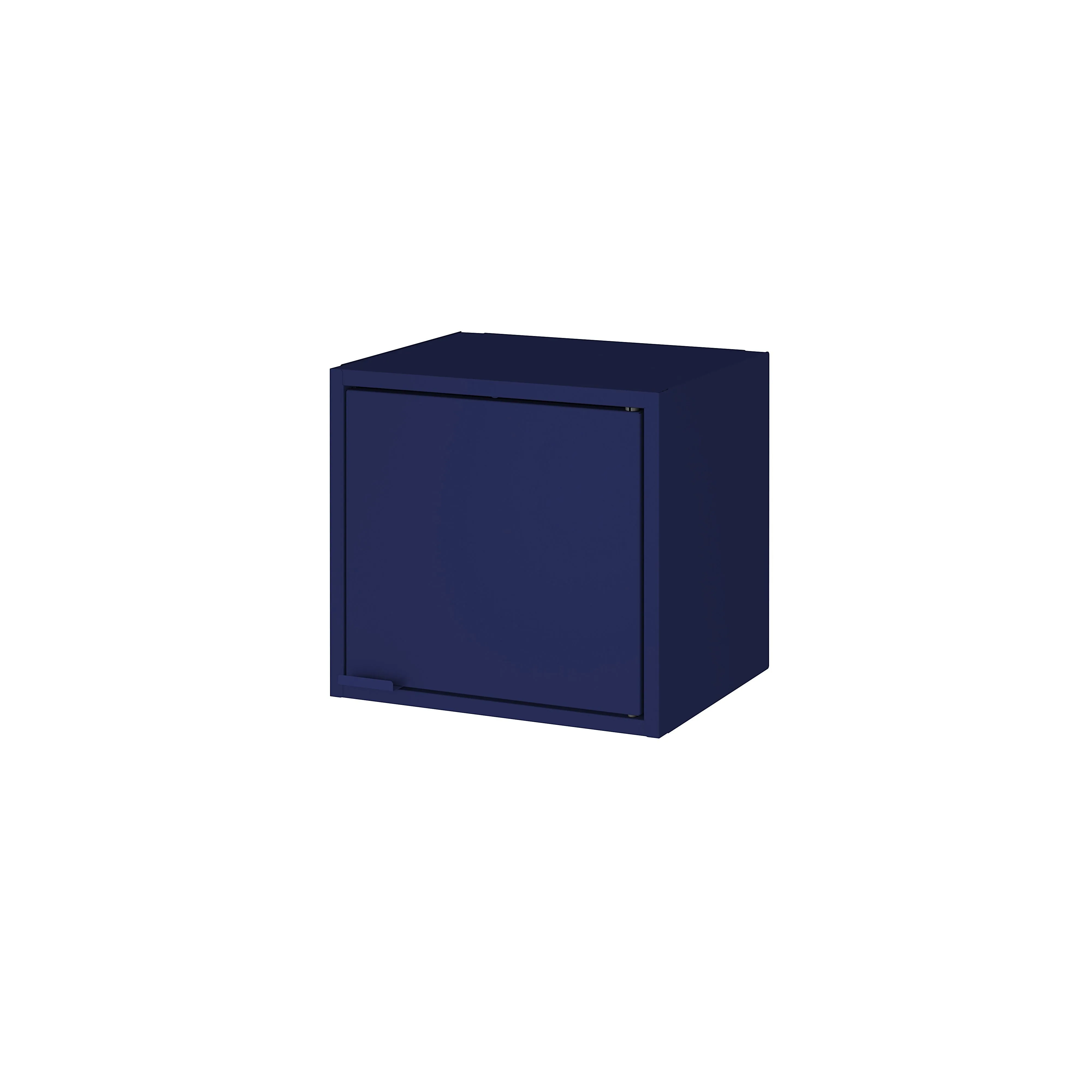 Smart Floating Cube Cabinet in Blue