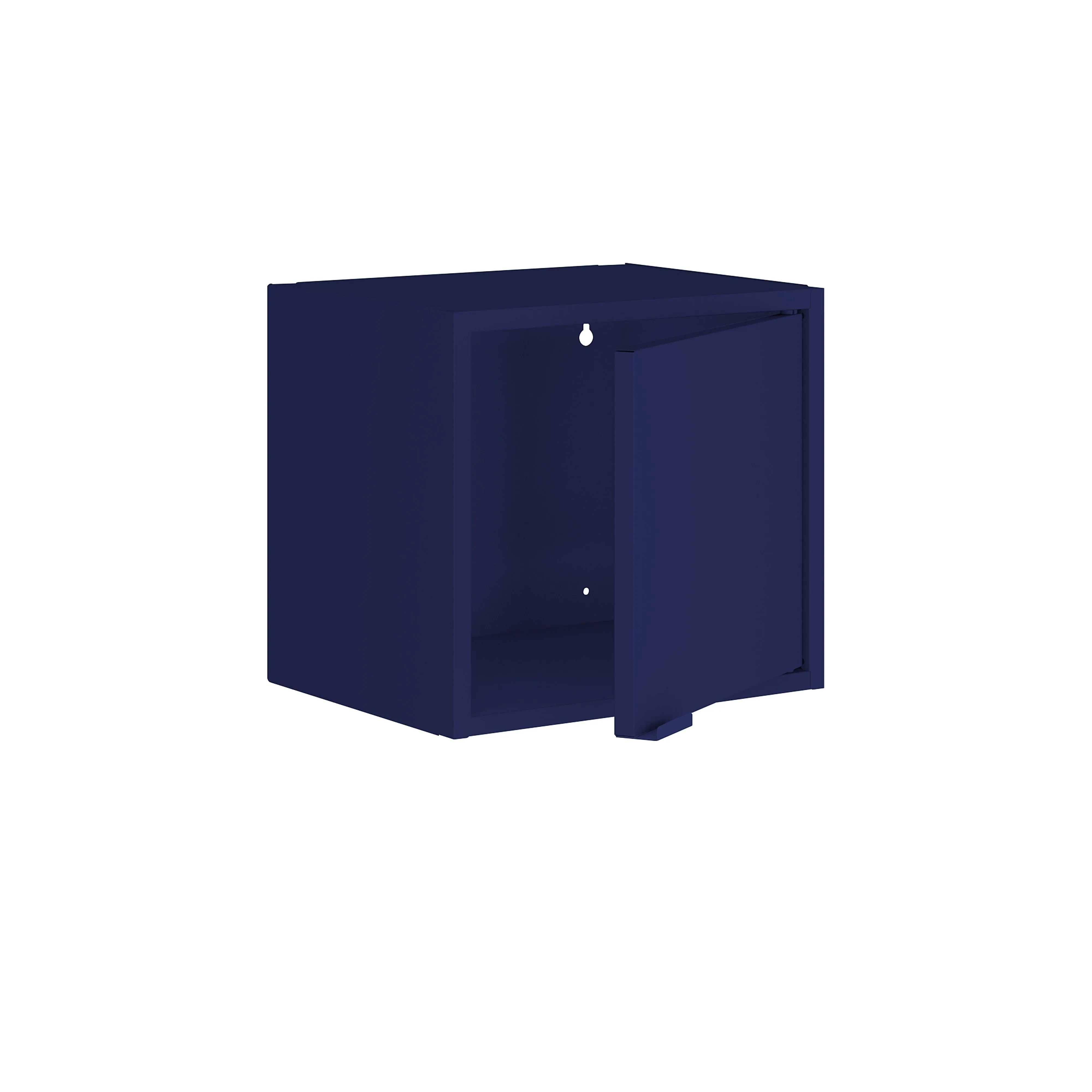 Smart Floating Cube Cabinet in Blue