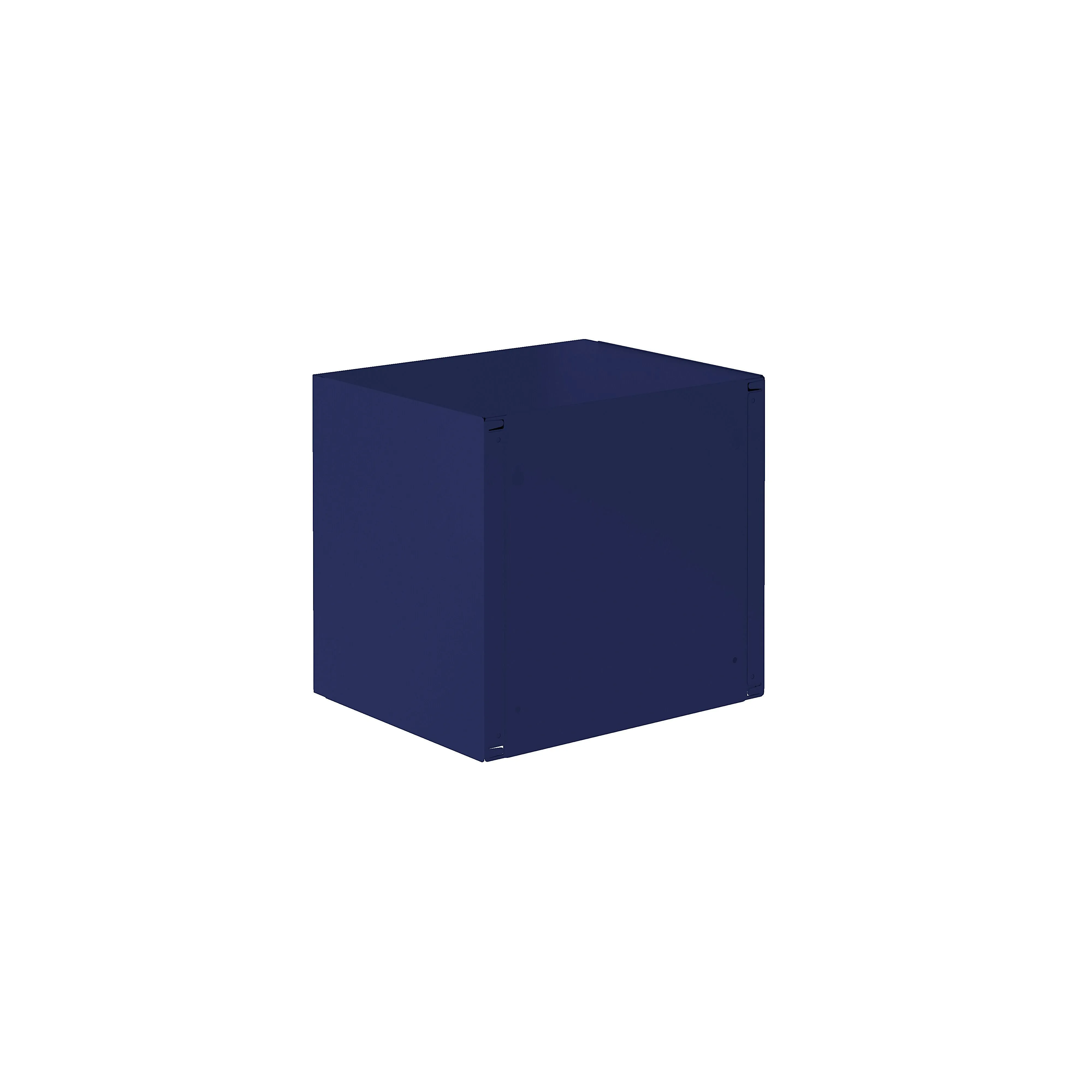 Smart Floating Cube Cabinet in Blue