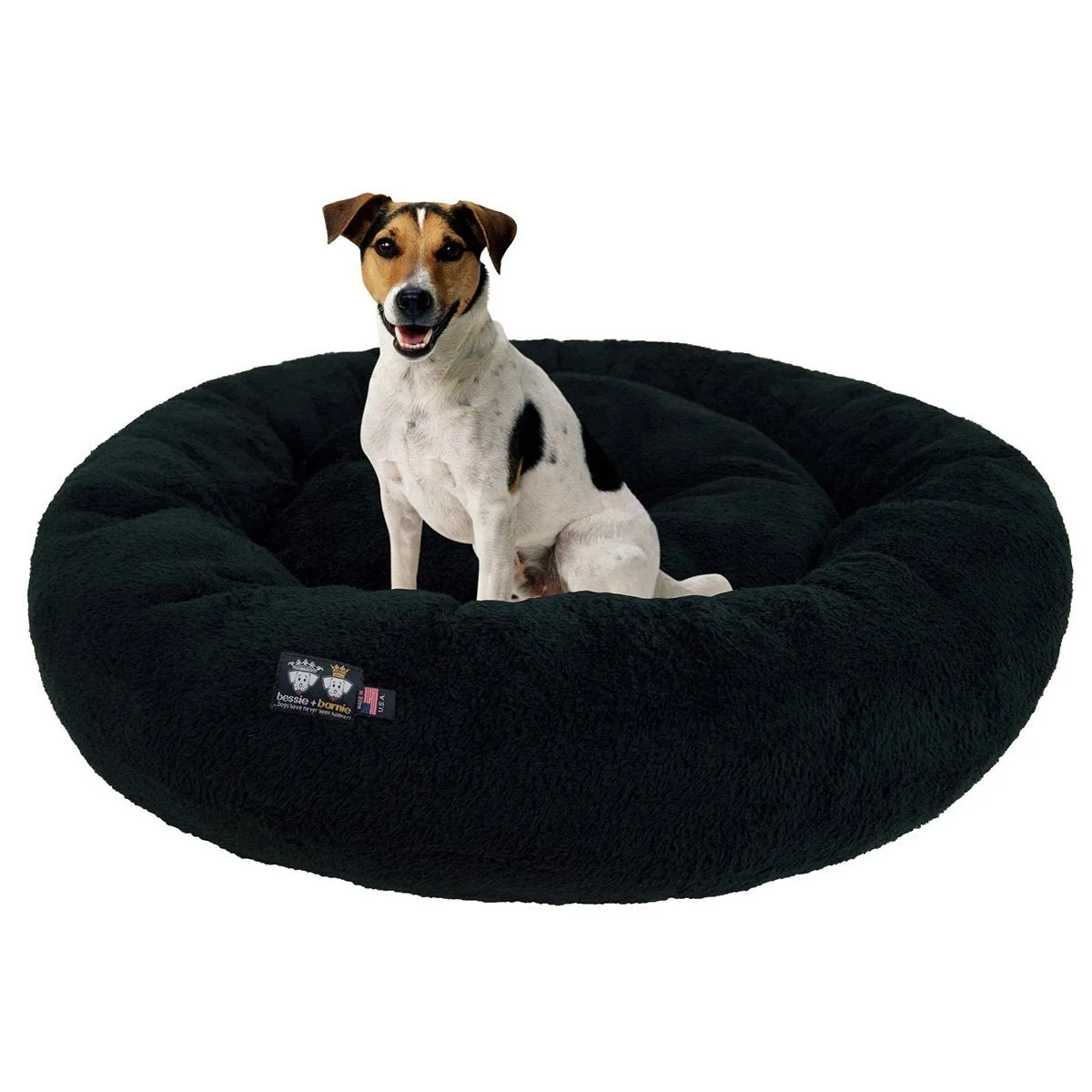 Snuggle Dog Bed Black