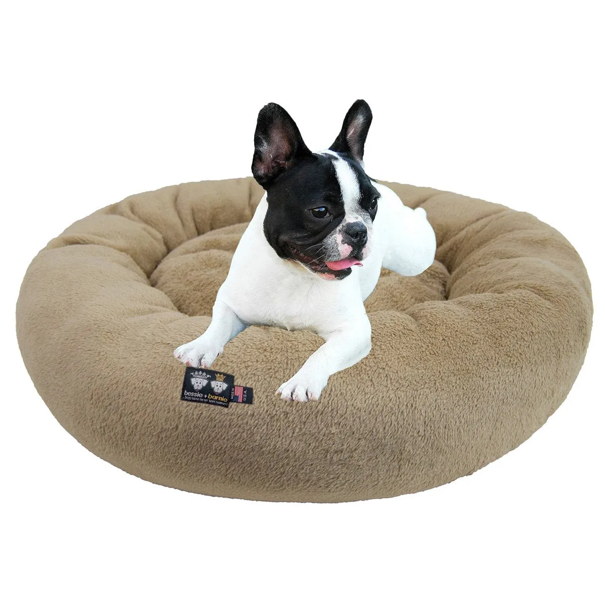 Snuggle Dog Bed Taupe