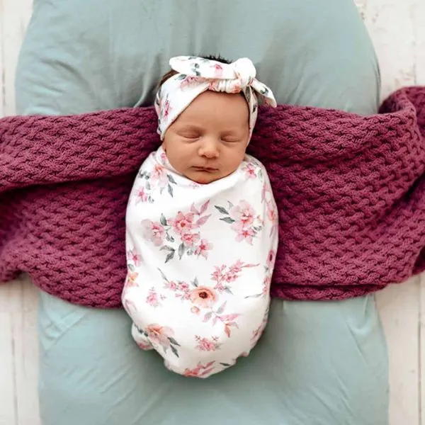 Snuggle Hunny Snuggle Swaddle Sack with Matching Headwear - Camille Organic