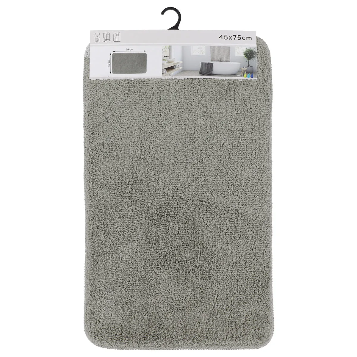 Soft Microfiber Mat 45cm x 75cm - Latex Back - Various Colours