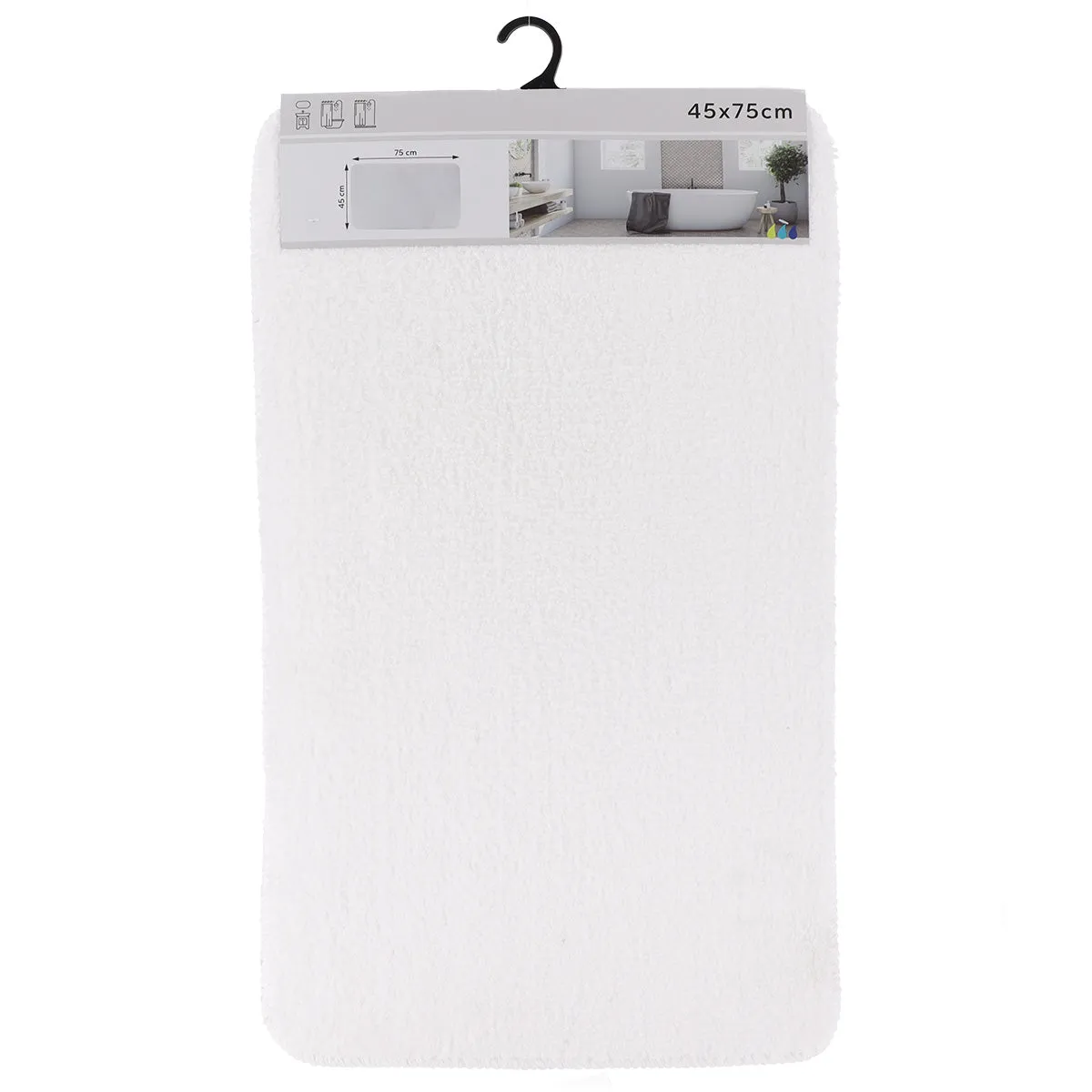 Soft Microfiber Mat 45cm x 75cm - Latex Back - Various Colours