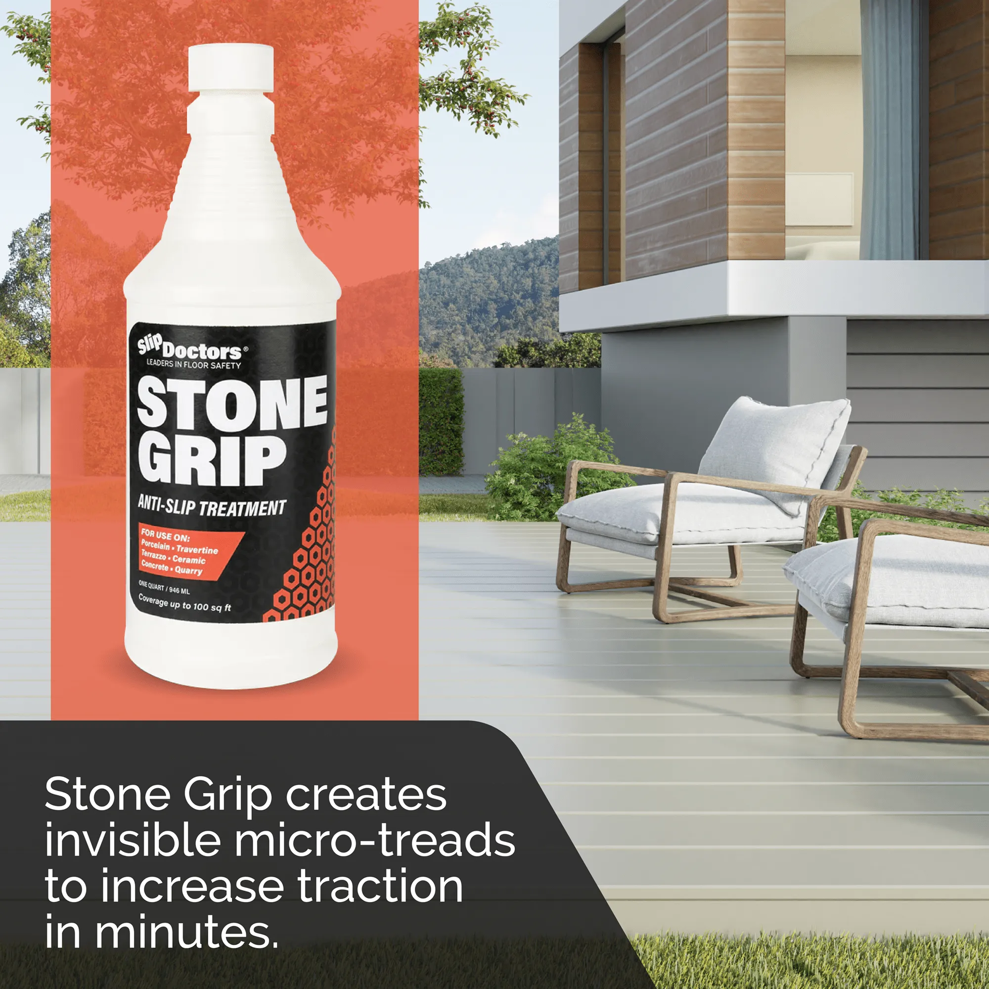 Stone Grip - Non-Slip Tile Treatment