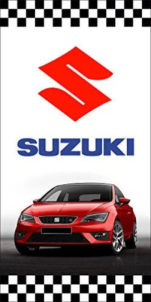 Suzuki Auto Dealer Vertical Avenue Pole Banner Signs
