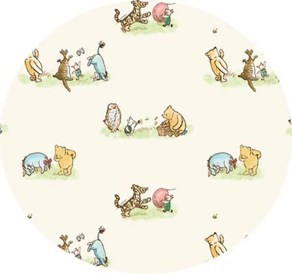 Sweet Summer Vintage Pooh - Minky Lush Blankets