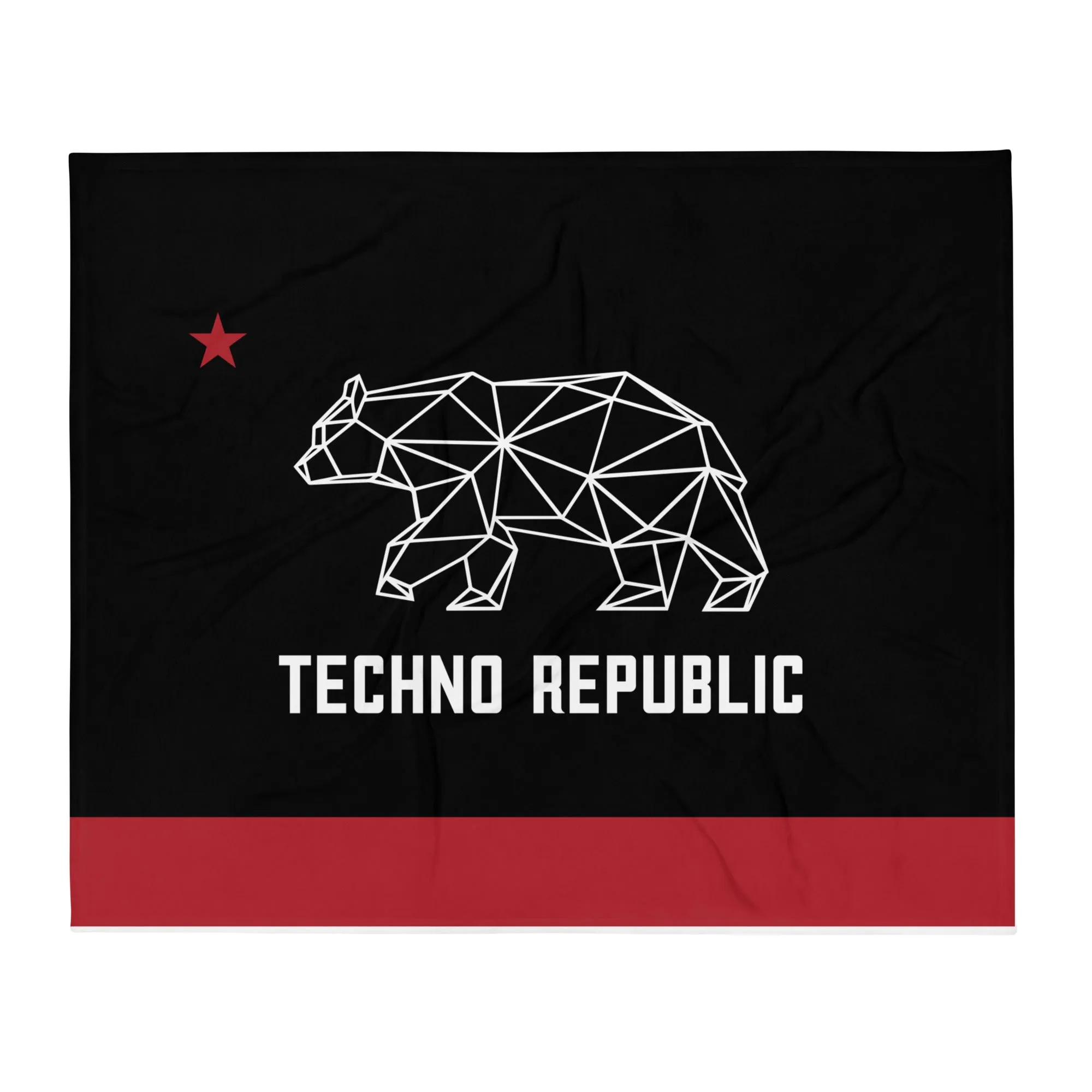 Techno Republic Throw Blanket