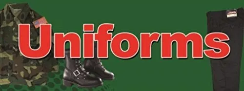 Uniforms Vinyl Banner Sign