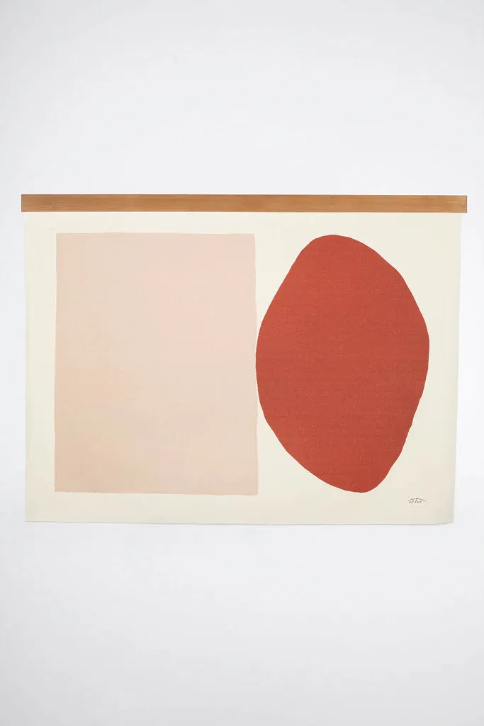 Upton :: Hemera Canvas Print 48x36, Persimmon