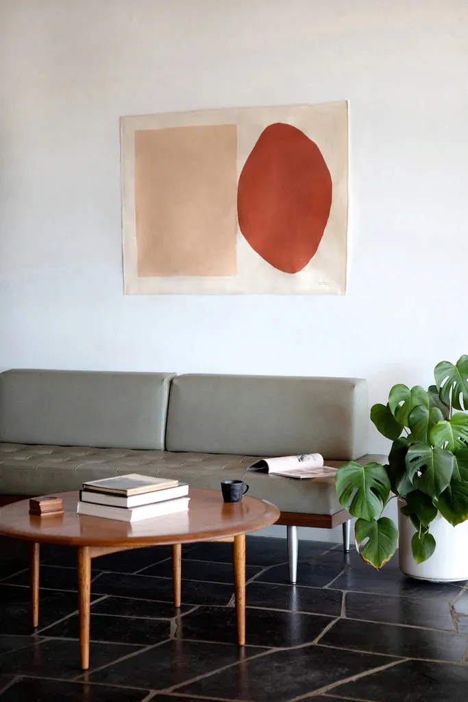 Upton :: Hemera Canvas Print 48x36, Persimmon