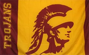 USC Trojans College Premium Flag