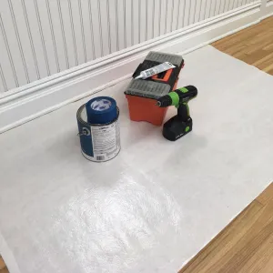 White Floor Runner
