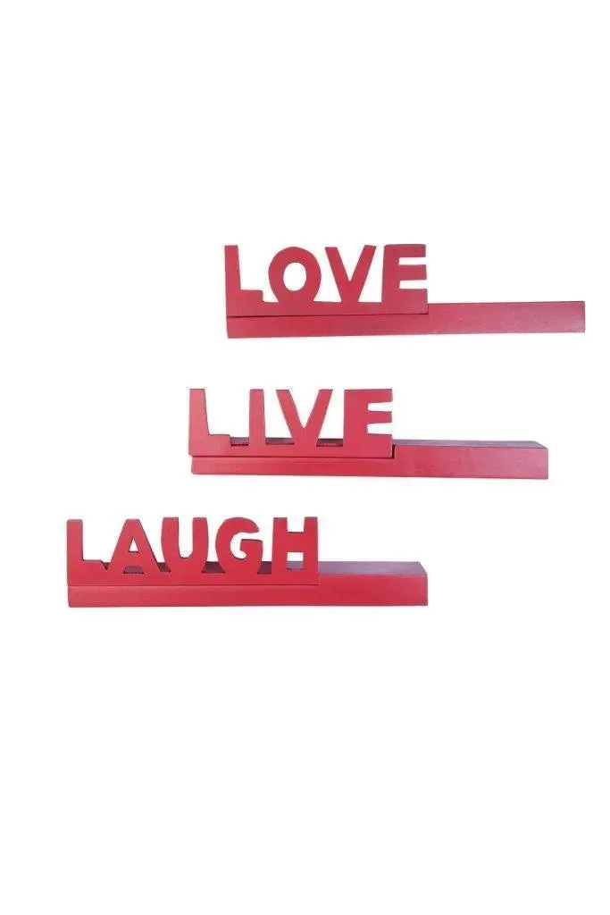 Wooden Beautiful Floating Wall Shelves (Set Of 3)