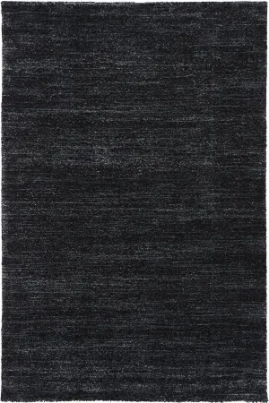 Zarin Solid Anthracite Modern Rug 160x230 cm