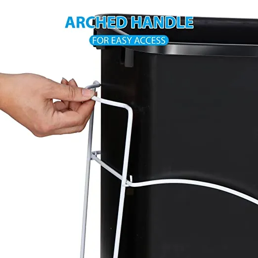 ZENY™ 7.6 Gallon Sliding Pull Out Trash Can ,29 Liter Capacity Black